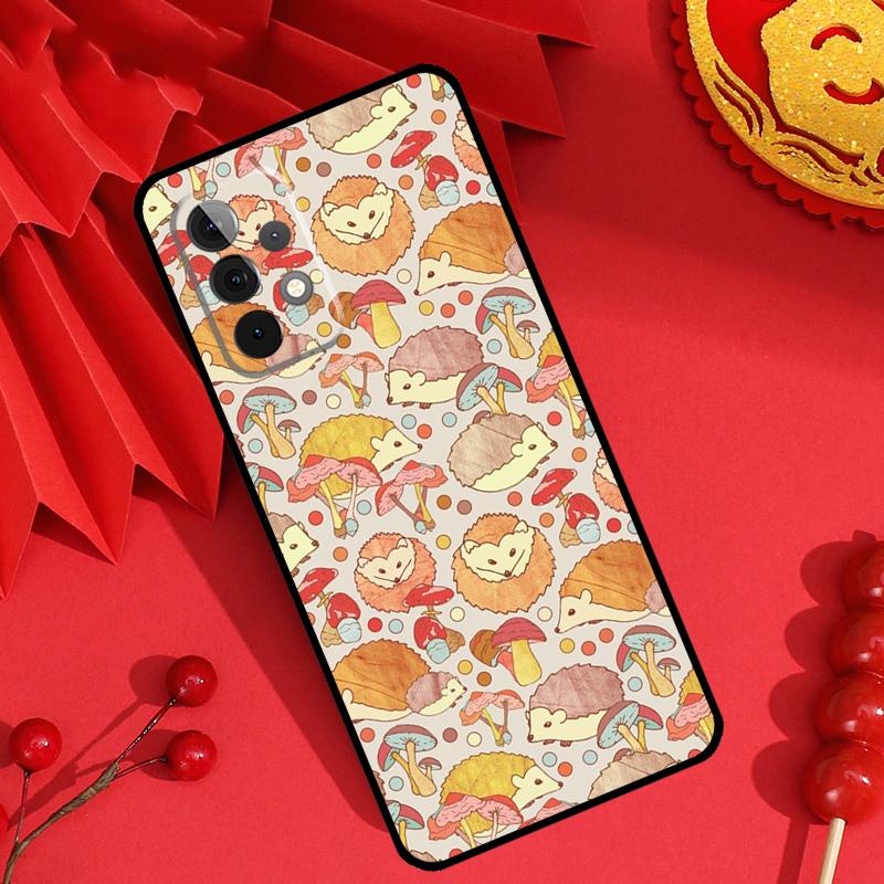 Кавайный Ёжик Сердце Милый Чехол Для Samsung Galaxy M15 M55 M31 M13 M11 M12 M14 M06 M16 M36 M56 M53 M32 M52 M35 M34 M54