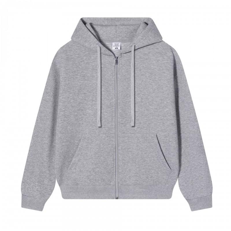 Oversized Heavyweight 350g Cotton Hoodie Men Women Casual Streetwear Pullover Sweatshirt