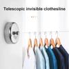 Настенная бельевая веревка ветрозащитная 2,8 м регулируемая прочность нейлоновая прочная нескользящая сушилка веревка для белья