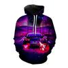 New Fashion Men's Sports Hoodie 3D Sports Car Print Pocket Top Jacket Loose Sweatshirt Long Sleeve Pullover Hooded Sweatshirt