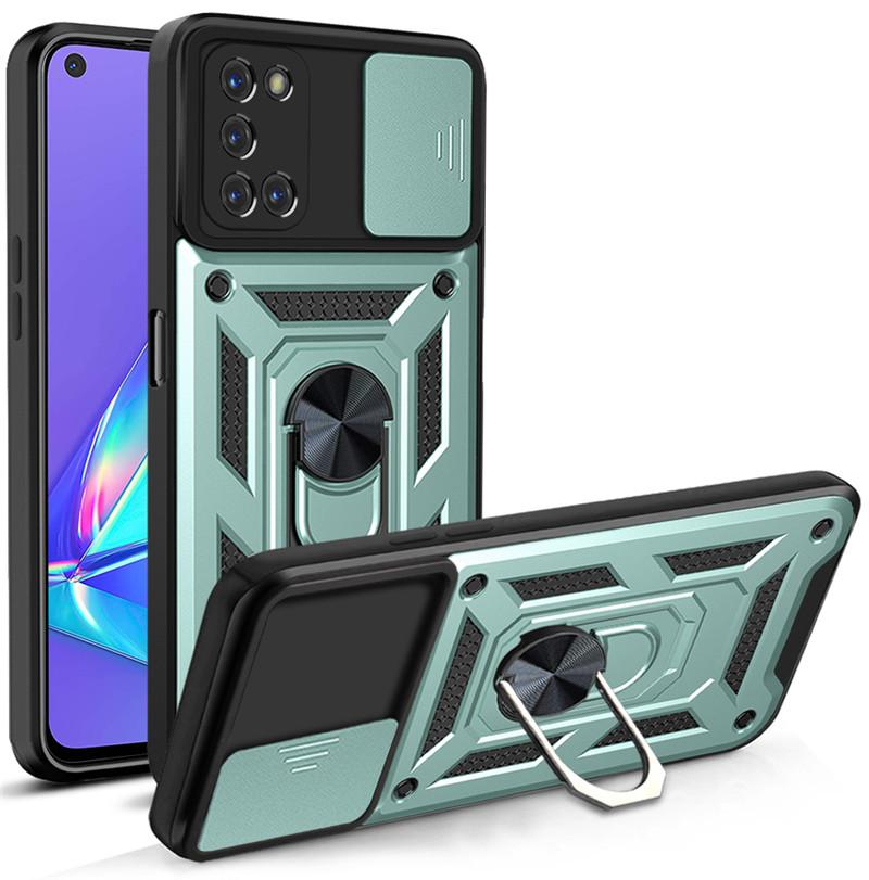 Для OPPO A32 A33 A36 A52 A53 A53S A72 A76 2022 Бронированный чехол с магнитным кольцом для OPPO A54 A55 A56 A57 A74 A77 A92 A93 A94 2020