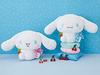 Cinnamoroll Plush Toy Check Ribbon Cherry BIG Cinnamon Closed Mouth Large 30cm & Approx.