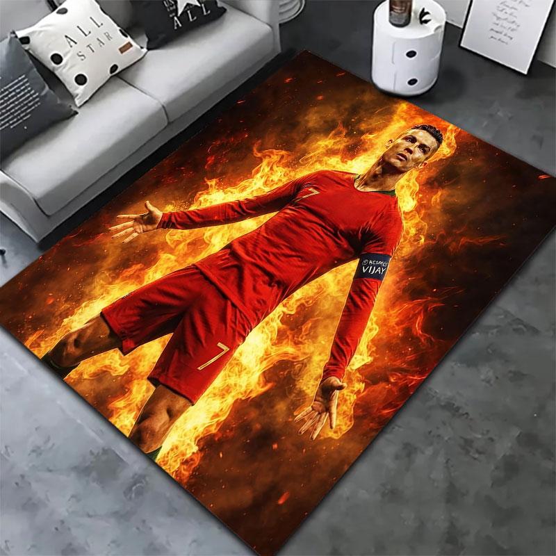 CR7 Carpet Rug for Living Room Bedroom Home Sofa Decoration,Kids play Non-slip Floor Mat
