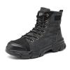 Warehouse, Mining Canvas Safety Work Boots Men Steel Work Sneakers Indestructible Shoes Anti-smash Anti-puncture Work Shoes Male