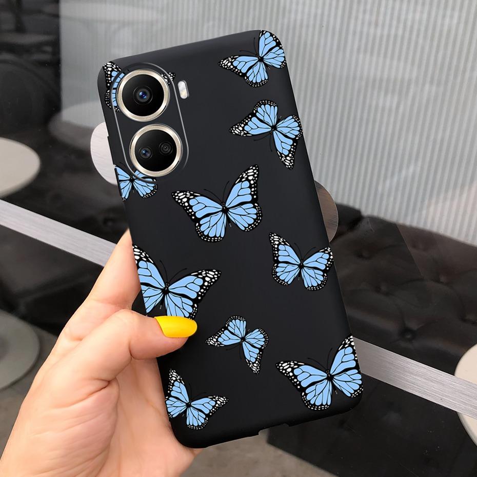 Милый силиконовый чехол для Huawei Nova 10 SE 2022 Модный цветочный чехол для телефона для девушки для Huawei Nova 10 Pro Nova10 10Pro Мягкая задняя крышка