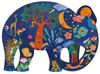 Пазл DJECO Elephant Jigsaw Puzzle Развивающий пазл Animal Puzzle для детей и мальчиков в подарок 6 лет 150 деталей (DJ07652)
