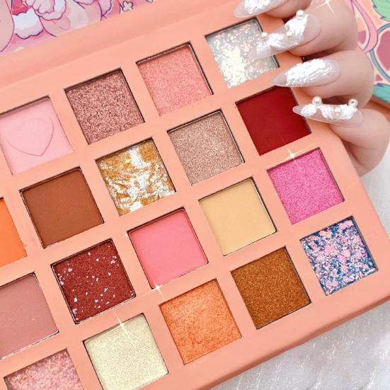 Пигментация Водостойкая долговечная палитра теней для век с пигментами для женщин