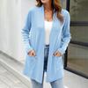 Women's Lightweight Cardigan Sweaters Open Front Long Sleeve Casual Loose Thin Cardigans With Pockets