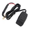 Motorcycle Phone Charger USB Type C Rain Proof Fast Charging Motorcycle Handlebar Charger with Voltmeter and Switch for