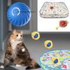 Interactive Play Mat Motion Activated Cat Toy and Fast Rolling Toy Balls Rechargeable Teaser Mat Fwith 28Inch Diameter