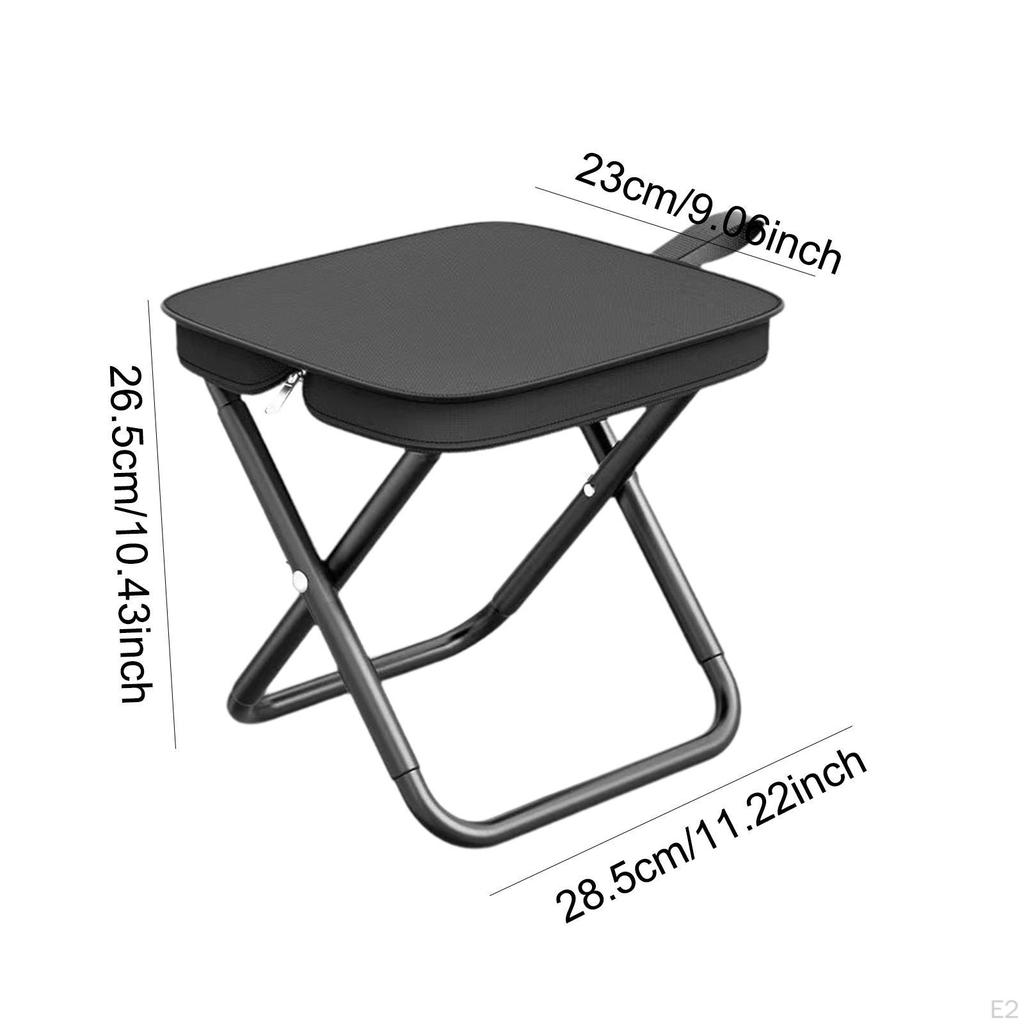 Кемпинговый табурет, легкий складной небольшой складной стул, переносной для