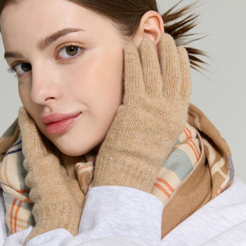 RECLOW RECLOW Однотонные короткие перчатки бежевые