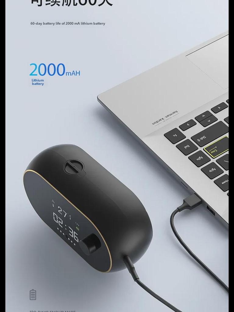 W2 Автоматический настенный интеллектуальный дозатор пенного дезинфицирующего средства для рук с индукционной зарядкой