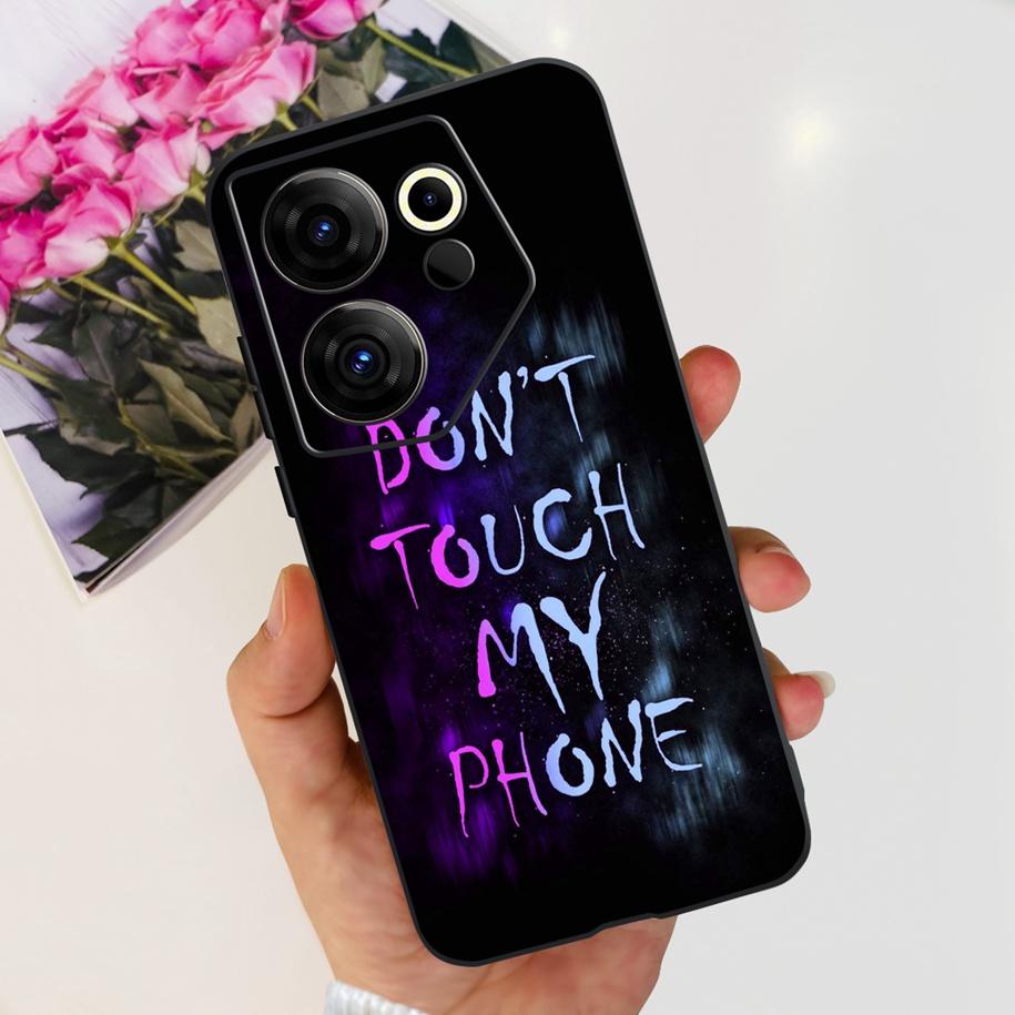 Для Tecno Camon 20 Premier Чехол CK9n Ударопрочный Чехол Модный Цветок Мягкий Силикон Чехлы Для Телефона Для Camon 20 Premier Бампер Coque