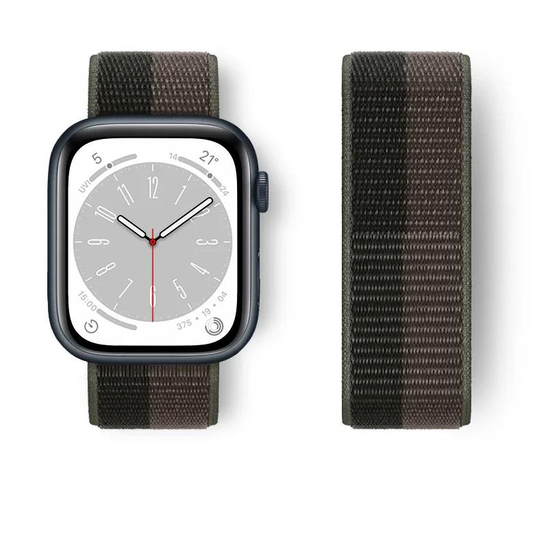 Nylon loop Strap For Watch Band Ultra-2 49mm 44mm 40mm 45mm 41mm Sport pride Bracelet iwatch bands Series 9 8 se 7 6 5 4 3