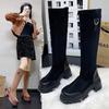 Niche Suede Short Boots for Women's Autumn and Winter New British Martin Boots, Thin Small Thick-soled Women's Boots