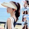 С вентилятором Fan Sun Hat Wide Brim Beach Hat Portable Visors Men Women