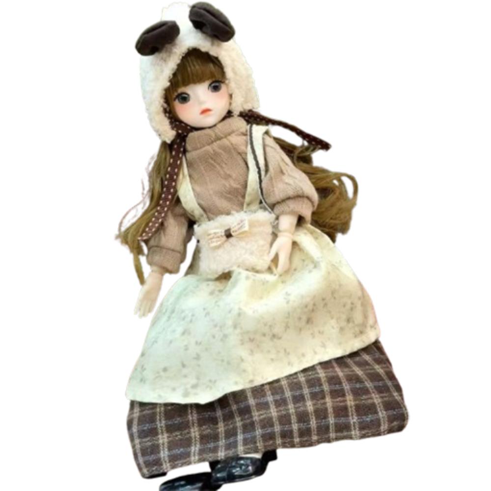 1 Set 30cm Princess Dress Up BJD Dolls Attractive Eyes Princess Makeup Ball Joint Doll Toddler