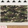 Плоская 2D ткань с камуфляжным военным узором, 1 шт., подходит для декора на вечеринках, фермах, в садах и т. д.