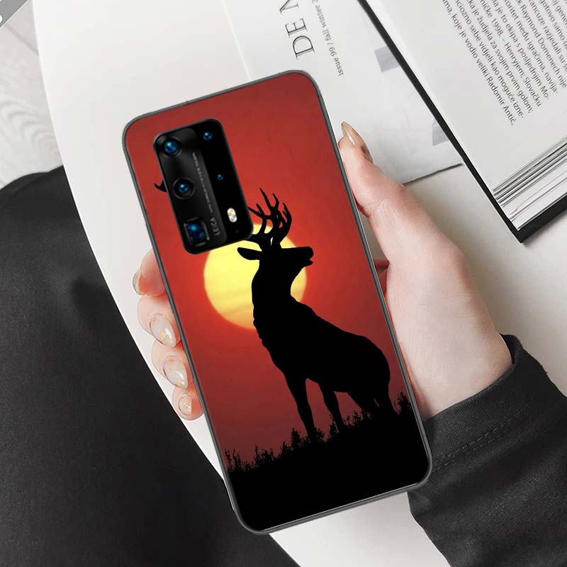 Deer Hunting Camo Phone Case For Huawei Mate 40 30 20 Pro 10 Pro Huawei P50 P40 P30 Lite P20 P10 Lite Cover
