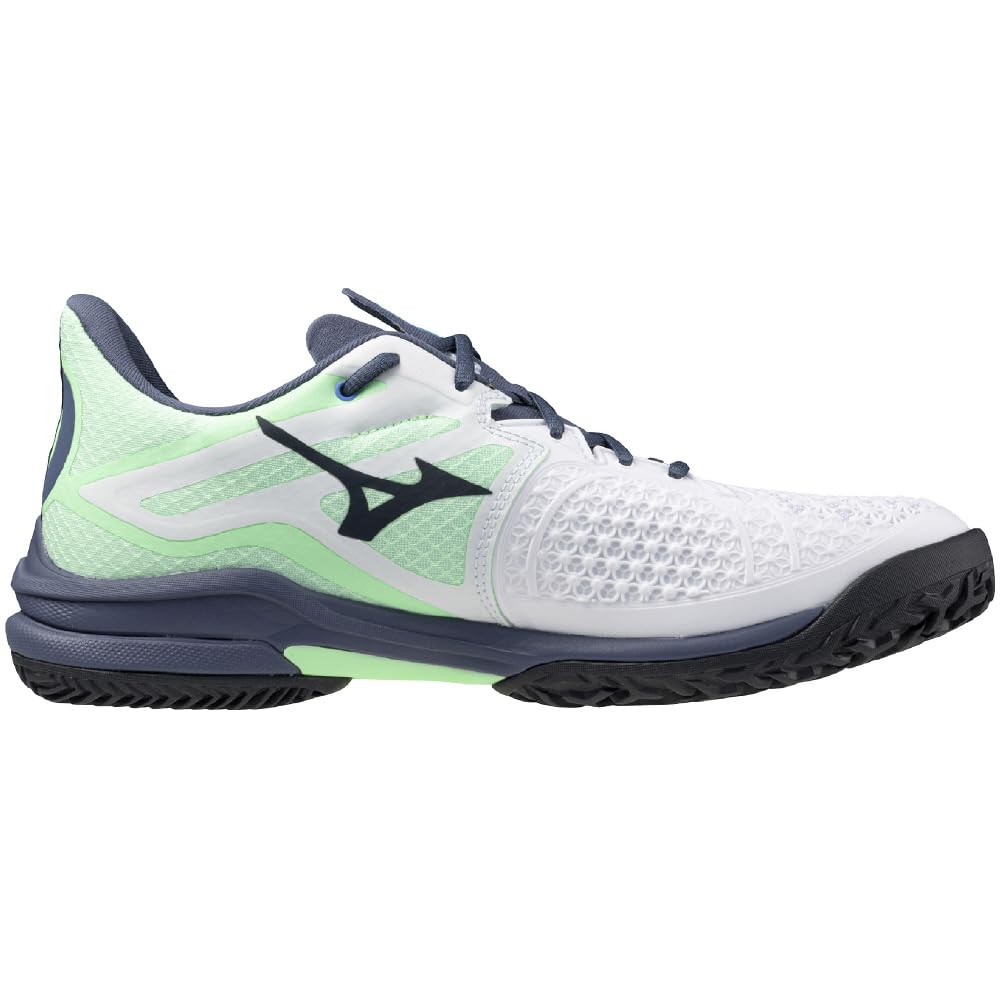 [Mizuno] Tennis Shoes Wave Exceed Tour 6 OC Clay/Artificial Grass Court Lightweight Soft Tennis Hard Court White x Mint x Navy 28.0 cm 2E