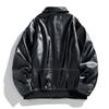 Retro Single-layer Leather Jacket, Trendy Brand Motorcycle Jacket, Windproof, Handsome, Slim Fit, Handsome Men's Jacket