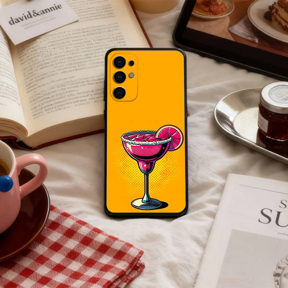 B-ballerina in flat Illustration style Phone Case For Samsung S 25,24,23,22,30,21,10,9,Ultra,Plus,Lite,FE,4,5 G Soft Black Case