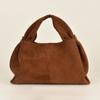 New Dumpling Bag Suede Leather Cowhide Large Capacity Handheld Shoulder Bag Single Shoulder Crossbody Bag Handbag For Women