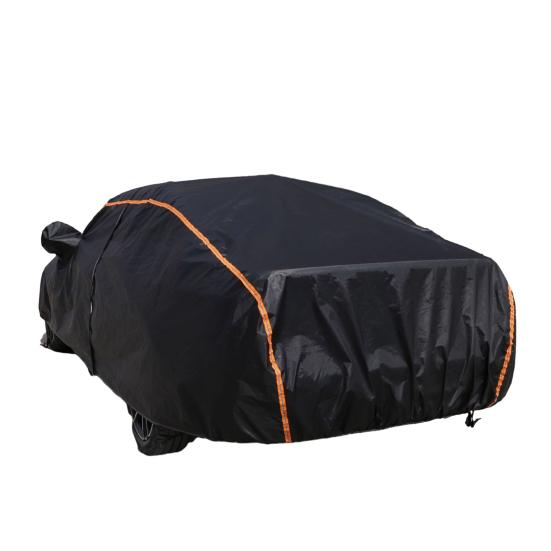 Автомобильный чехол со светоотражающими полосками, защита от ультрафиолета, простая установка, прочный, для улицы, от дождя и солнца