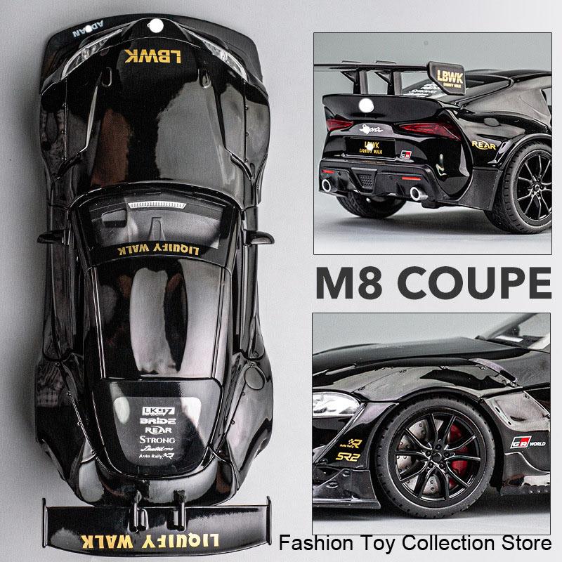 1/22 Toyta LBWK Модель High Simulation Diecasts Игрушка со Звуком и Светом Инерционные Транспортные Средства Украшения Игрушки для Детей Подарок