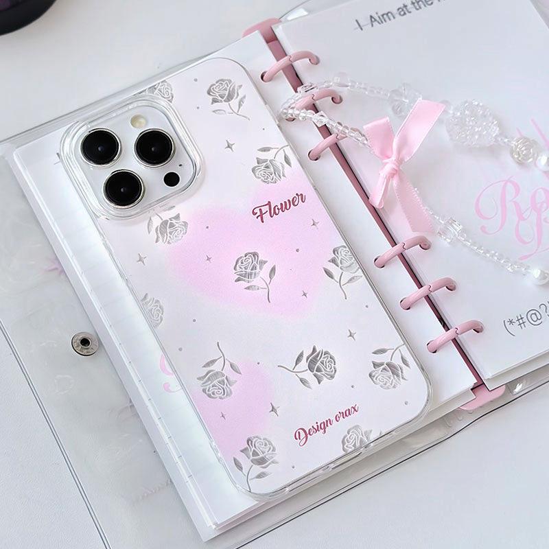 Прозрачный силиконовый чехол Zhitai Feather Yarn для iPhone 12-16 Pro, совместим с 13 Pro и более новыми моделями, предназначен для женщин.