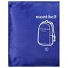 MONTBELL 10 л Рюкзак из нейлона с логотипом бренда Унисекс Парный Синий