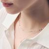 [Серебро 925 пробы] Искрящееся Хрустальное Ожерелье