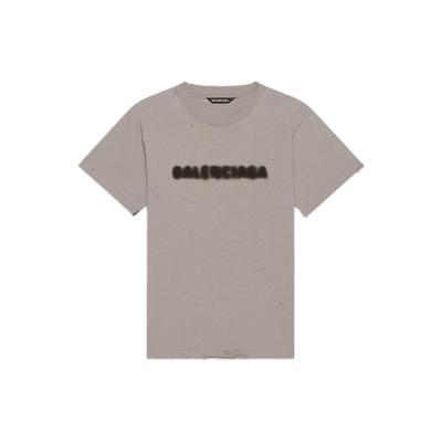 Balenciaga Футболка унисекс SS21 Серая 661705TKVD58174