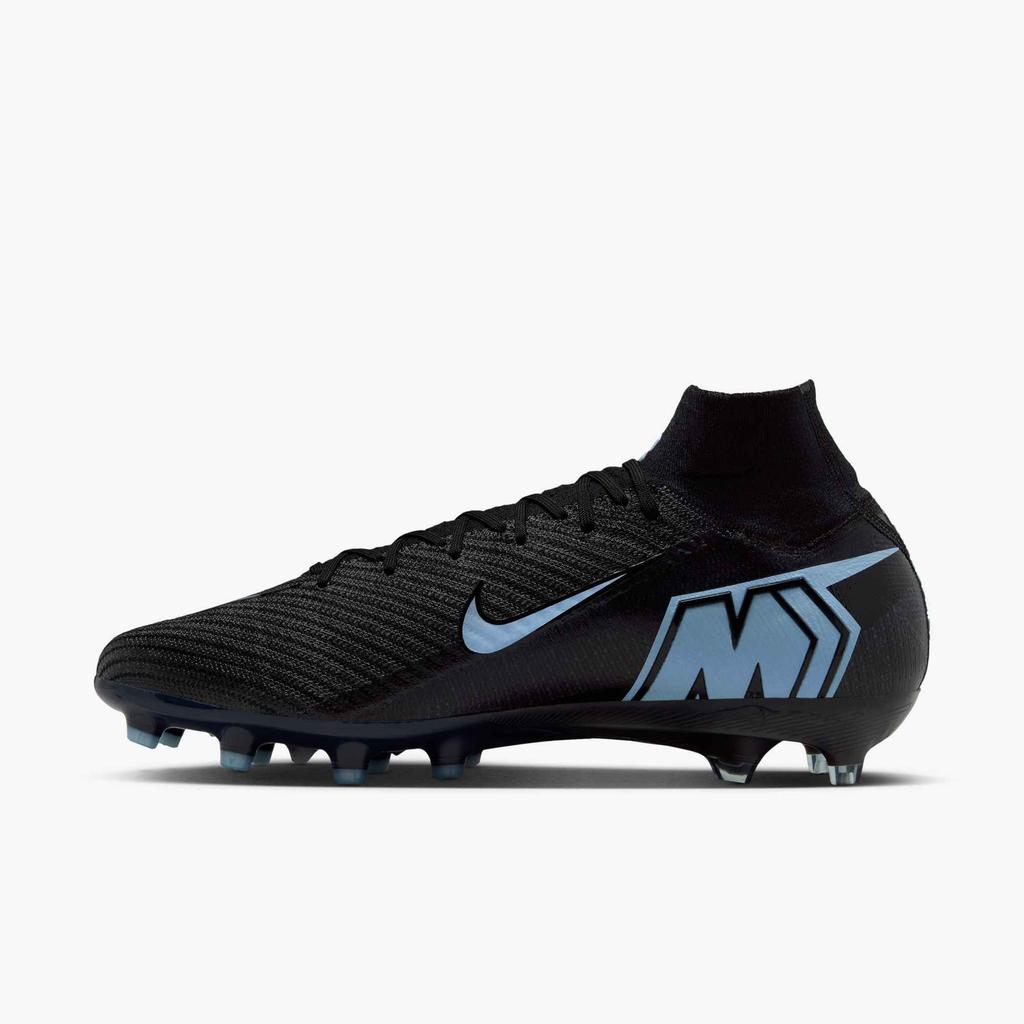 Nike Mercurial Superfly 10 Elite AG soccer shoes Black/Ice Blue