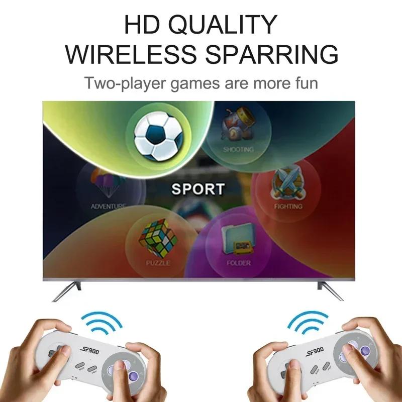 Консоль SF900 для Super Nintendo, 16-битная клавиатура, 5000 игр в стиле ретро, HD