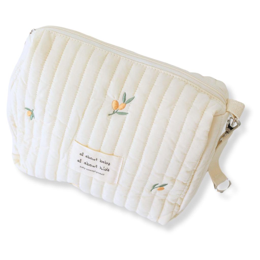 Diaper Pouch Baby Bag Storage Baby Baby Gift Present Stylish Cute Travel Cotton Wet Wipes Large Capacity Goods Zipper Stroller Going Out Portable