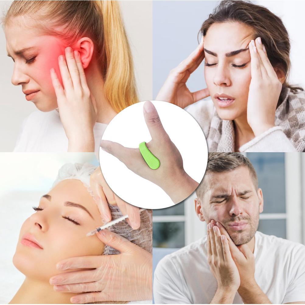 2Pcs Aculief Pressure Clip Portable Acupressure Palm Simple Lightweight and Effective Tool