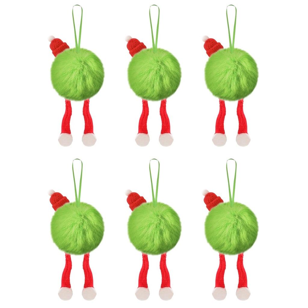 Рождественские украшения диаметром 6 см, плюшевый шар