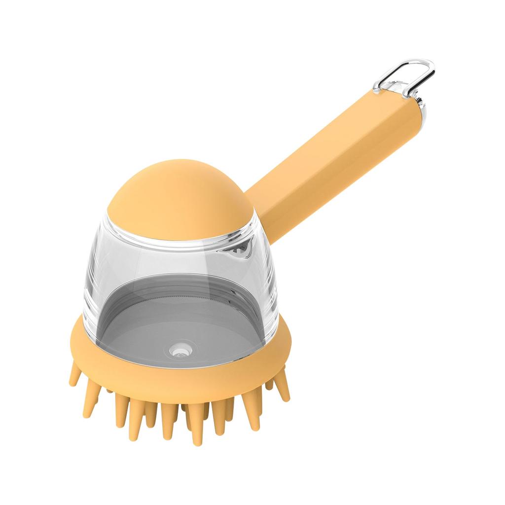 Щетка для купания домашних животных, щетка для душа и массажа, расческа для вычесывания шерсти и инструмент для намыливания, щетка для груминга против вьющихся волос для ванн