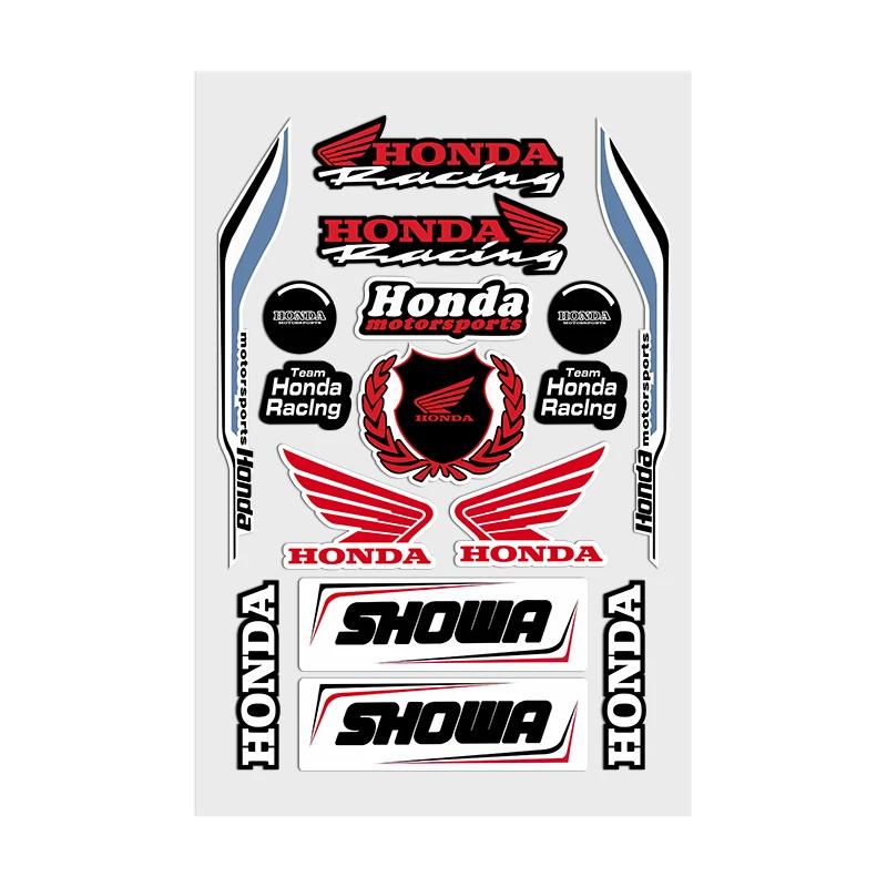 AAADK1 Stickers Moto Sticker Auto Body Bumper For Honda Windows Motorcycle Helmet Laptop Walls Vinyl Decal Car Tuning