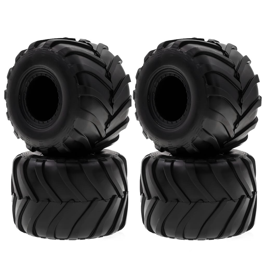 Гусеничный автомобиль с дистанционным управлением, резиновые автомобильные серебристые шины, 4 шт., 72*49 мм, замена для осевого SCX24 FMS FCX24