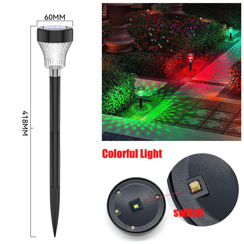 LED Solar Projection Light Outdoor Garden Lawn RGB Landscape Lighting Christmas Atmosphere Light Family Holiday Party Courtyard Decoration