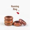 Burmese Padauk Wood 15MM Beaded Hand String: Buddhist Finger Running Ring & Literary Accessories