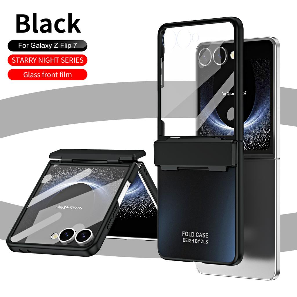 Для Samsung Galaxy Z Flip 7 Серия Star Покрытие PC Противоударный Противоотпечатки Пальцев Противоскользящий Чехол для Телефона