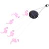 Flamingo Decorative Lights Solar Wind Chime Hanging Outdoor Garden Fence Landscape Chimes Warm Light Sensor Easy Install