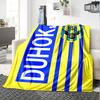 DUHOK SC Print Flannel Blanket High Quality Warm Comfortable Cover for All Seasons Perfect for Gifts Home Decor