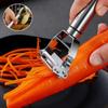 Vegetable Peeler Kitchen Potato Peeler Stainless Steel Melon Planer Double-Head Peeler 4In1 Multi Fruit And Vegetable Peeler