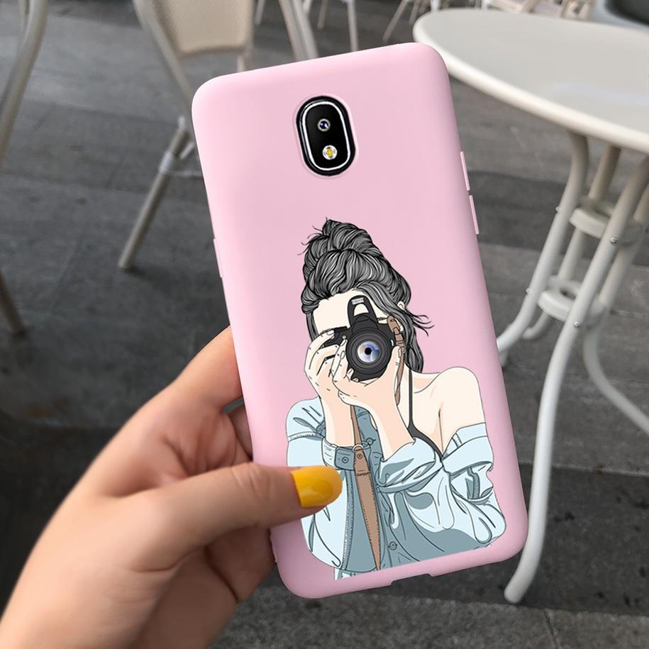 For Samsung Galaxy J5 2017 J530 SM-J530F Case Cute Cartoon Cats Unicorn Butterfly Bee Soft Cover for Samsung J5 2017 J530F Funda