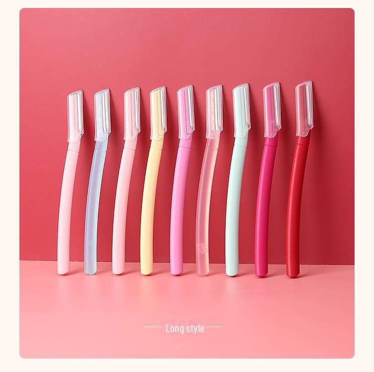 Набор триммеров для бровей из нержавеющей стали с макролезвиями — идеальный вариант для новичков и любителей косметических инструментов.